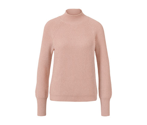 Sweter z dzianiny ze stójką Tchibo