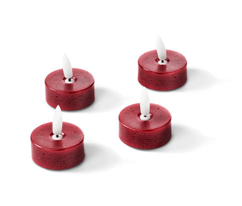 Świeczki typu tea light LED z prawdziwego wosku Tchibo