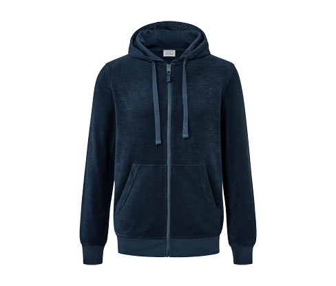 Bluza z kapturem z tkaniny frotté Tchibo