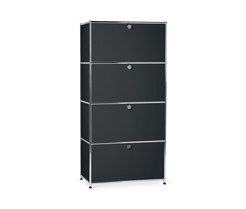 Metalowa szafka typu highboard »CN3« z 4 komorami z klapami Tchibo
