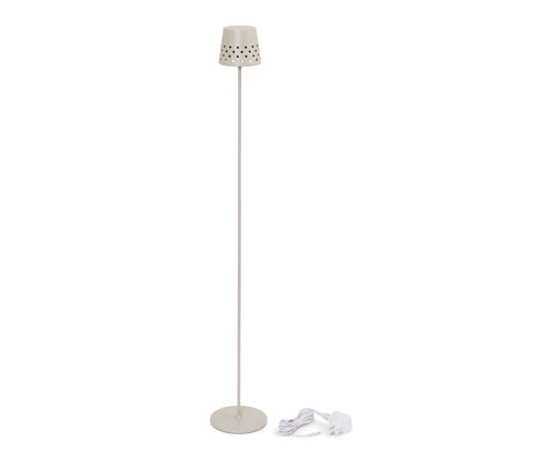 Metalowa lampa podłogowa LED z możliwością ładowania Tchibo