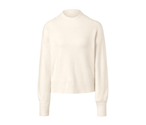 Sweter z dzianiny z małą stójką Tchibo