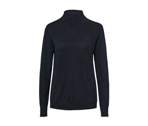 Sweter z dzianiny ze stójką Tchibo