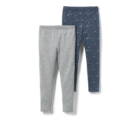 Dziecięce legginsy z brokatem Tchibo
