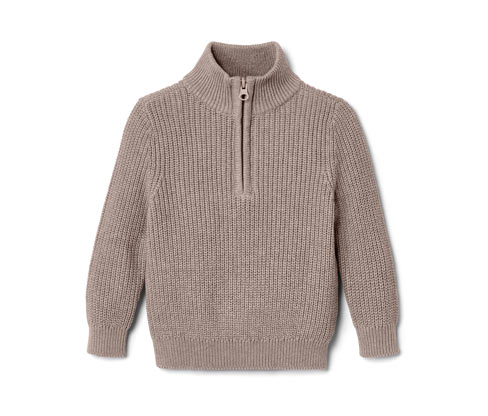 Sweter dziecięcy z dzianiny z golfem Tchibo