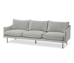 Sofa 3-osobowa SCAPA, jasnoszara