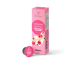 Cafissimo Flavoured Espresso – White Choc & Raspberry – 10 kapsułek