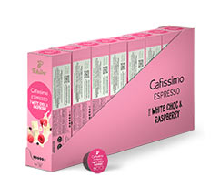 Cafissimo Flavoured Espresso – White Choc & Raspberry – 80 kapsułek