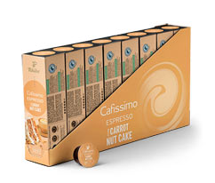 Cafissimo Flavoured Espresso – Carrot Nut Cake 80 kapsułek