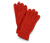 Rękawiczki polarowe, czwerwone