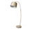Lampa stojąca z metalu, kremowa