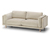 Sofa 2,5-osobowa, beżowa