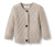 Rozpinany sweter o grubym splocie