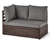 Modułowa sofa 2-osobowa »Tinus« z wygodną poduszką