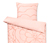 Pościel z mieszanki bawełny i włókna Tencel™, wielkość niestandardowa, kolor różowy