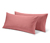 Poszewki na poduszki z bawełny i włókna TENCEL™, różowe, 2 sztuki