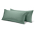 Poszewki na poduszki z bawełny i włókna TENCEL™, zielone, 2 sztuki