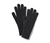 Rękawiczki z dzianiny z zawartością wełny, czarne