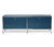 Metalowa szafka typu lowboard »CN3«   z komorami z klapami, niebieska