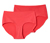 Figi typu panty Magic Cut, 2 pary, czerwone