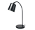Lampa stołowa z metalu, czarna