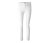 Damskie białe spodnie dżinsowe z podwyższonym stanem