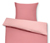 Pościel z mieszanki bawełny i włókna Tencel™, wielkość niestandardowa, różowa