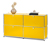 Szafka typu sideboard „CN3” z 4 klapami, żółta
