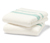 Ręczniki premium, 2 sztuki, z zielonym brzegiem