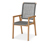 Krzesło z plecionką tekstylną 