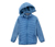 Hybrydowa kurtka softshell z materiału z recyklingu, błękitna