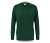 Sweter z wycięciem w szpic, ciemnozielony - Do rozmiaru 4XL 68/70