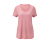 Damska koszulka sportowa z krótkimi rękawami, różowa nakrapiana
