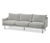 Sofa 3-osobowa SCAPA, jasnoszara