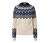 Sweter z dzianiny z norweskim wzorem