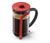 Zaparzacz tłokowy french press 800 ml, czerwony