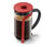 Zaparzacz tłokowy french press 800 ml, czerwony