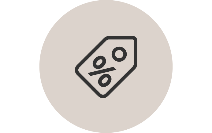 Icon Prozente Preisschild