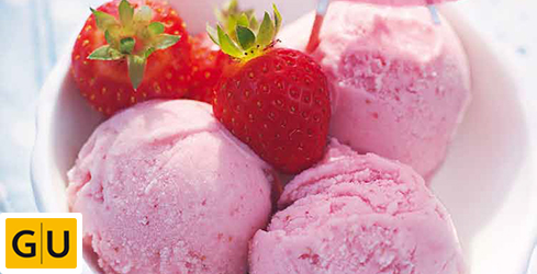 Lody truskawkowe