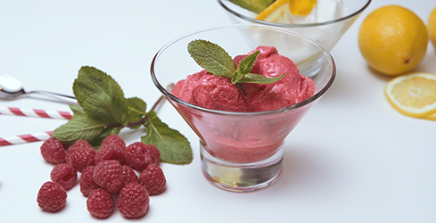 Sorbet malinowy